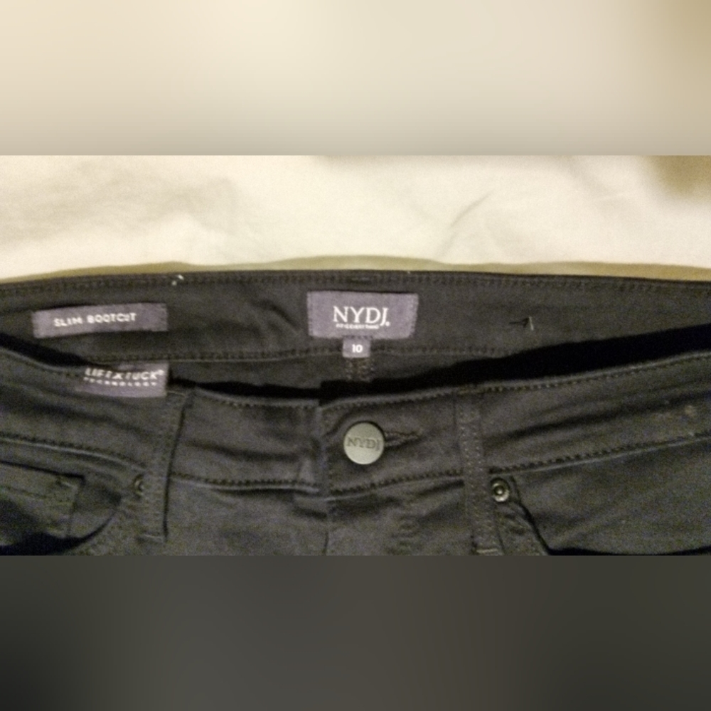 NYDJ Black Slim Bootcut 10